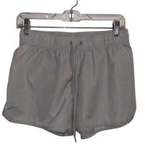 Joe Fresh Gray Athletic Shorts M/M 60% Polyester 40% Nylon Elastic Waist With Dr
